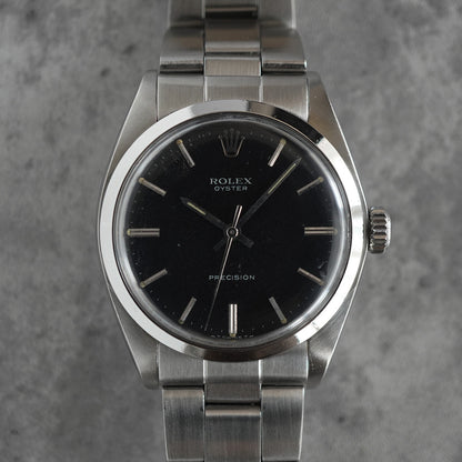 ROLEX ロレックス オイスタープレシジョン マットブラックダイヤル Ref. 6426 1968年製